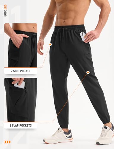 baleaf Men’s Hiking Pants Lightweight Quick Dry Joggers with Pockets Cargo Pants Water Resistant Breathable Jogger2