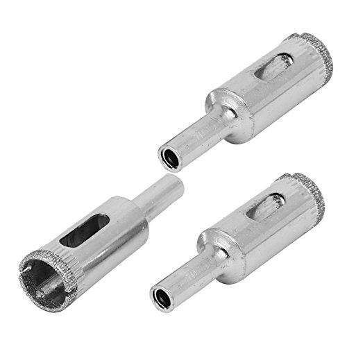 Broca sierra copa para vidrio 14 mm 3 piezas miniatura 1