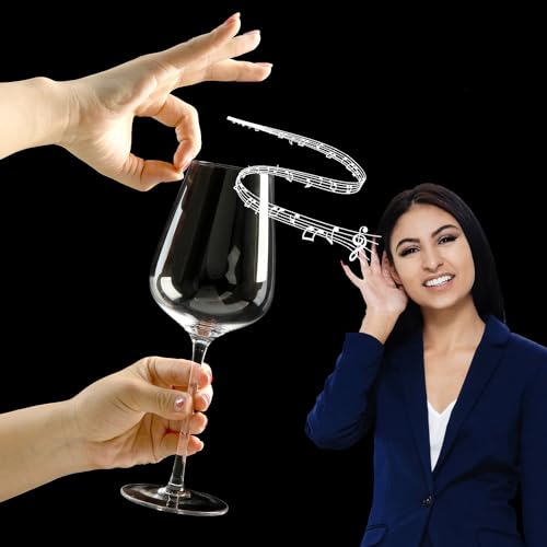 White Wine Glasses, Set of 4 Italian Glasses, 17 oz Clear - Image 4