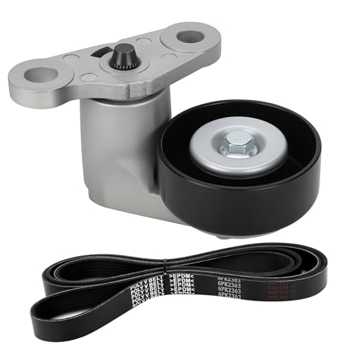 90K-38159 A/C Drive Belt Tensioner Kit Fit for Chevy Tahoe (2000-2008) GMC Yukon (2000-2008) Cadillac Escalade (2002-2008) Chevy Avalanche (2002-2008) Replaces 19311139 38159 ACK040378HD