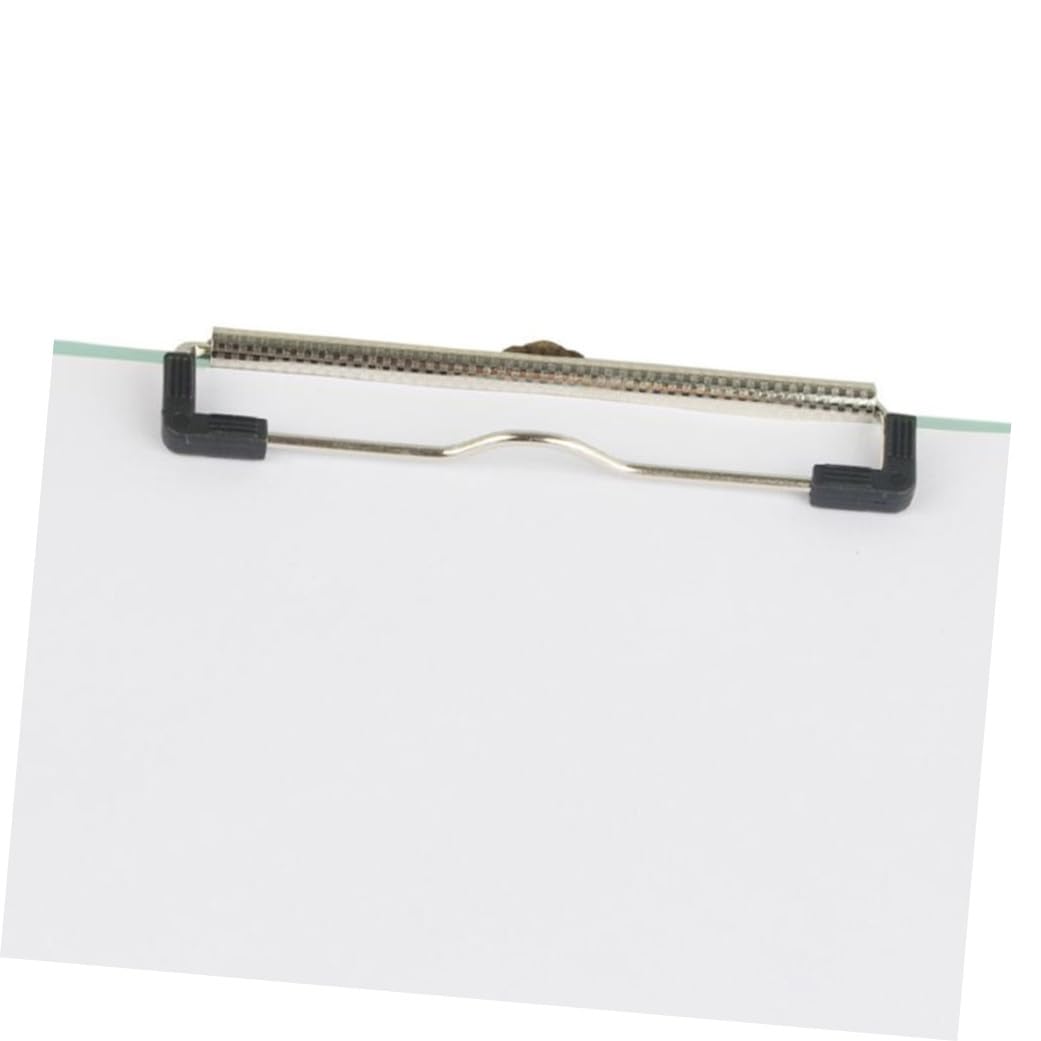 A4-klemmbrett aus Kunststoff, Weiß, Ergonomische Form, 10 Stück | Schreibbrett Klemmbrett, Schreibunterlage Transparent, Ordner für Schule, Einschulung Feier