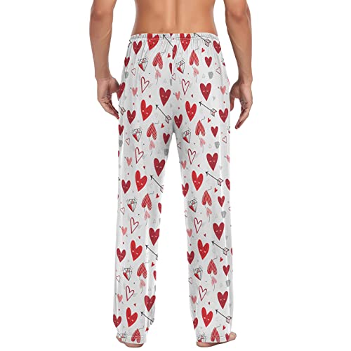 Hummingbirds Spring Pajama Pants Mens Lounge Pants Casual Men Pajama Bottoms with Drawstring & Pockets2