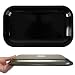 Produktbild KAISER Tablett, Metall, zum Zubereiten und Zubereiten kleiner Shisha  27 cm x 16 cm  Rolling Tray  Zubehör für einzelne Raucher (schwarz)