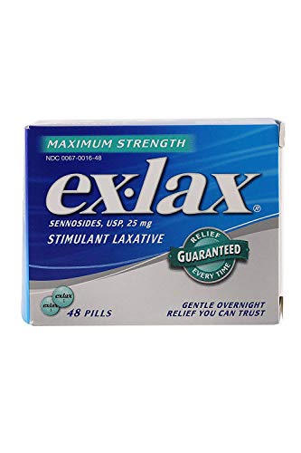Ex-Lax Ex-Lax Pills Maximum Relief, 48 ct (Pack of 3)