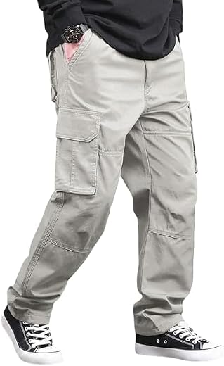 STREET BOYS Men's Regular Fit Low Rise Cargos Trousers | Cargo Track Pant | Loose Fit | Regular Trouser Loose Fiting | Tre...