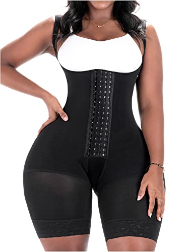 Women Mid Thigh Shapewear Post Surgery Fajas Colombianas Levanta Cola