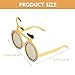 SEWACC 4 Pairs Bicycle Glasses Festival Eyeglasses Masquerade Party Funny Bike Shaped Photo Booth Props Fashion Sun Novelty Prom Hawaii Banquet