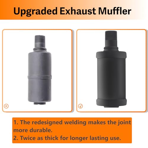 Image of Upgraded Exhaust Muffler Silencer for Predator 196cc 212cc 301cc 420cc Coleman CT200u Trail 200 BT200x CT100u CC100x Go Kart Mini Bike Massimo Baja MB200 KT196 GX160 GX200 Clone 6.5 HP Engine