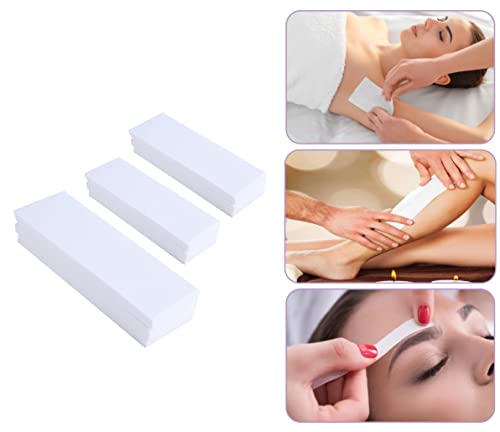 Mibly Pack Of 200 Non Woven Wax Paper Strips For Hair Removal - Epilating Waxing Strips For Legs Facial And Body - Spa And Home Usage (Pack Of 200) #TOP4
