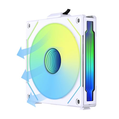 Image of Lian Li SL Infinity 120mm & 140mm Reverse Blade White Single Pack Fans (Without Controller)