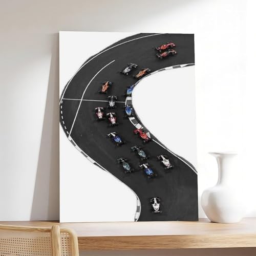 Poster Formule 1 decoration interieure affichette toile chambre salon