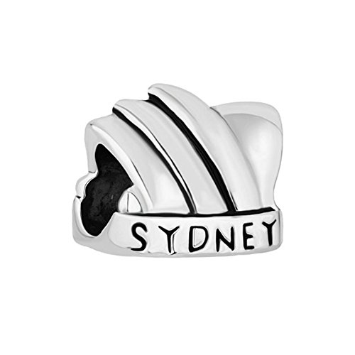 SUG Jasmin Breloque, charm en forme du0092Opéra de Sydney en Australie, pour bracelet