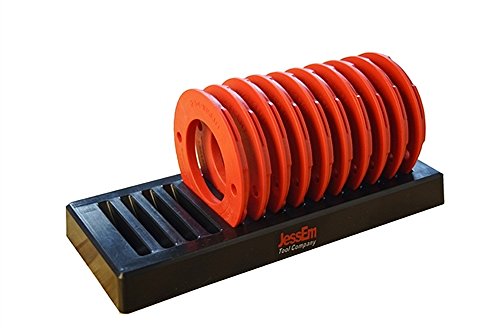 JessEm 02120 Mast-R-Lift II Router Lift + 02030 10-Piece Insert Ring Kit with Caddy Bundle