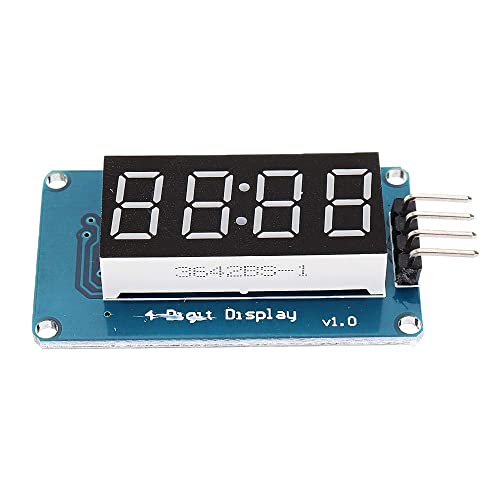 Image of TM1637 4 Bits Digital Tube LED Display Module With Clock Display for Arduno