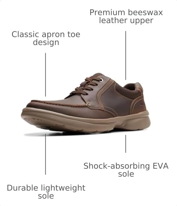Image of Clarks Men's Bradley Vibe Oxfords