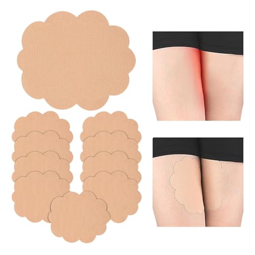 Bandas Anti Rozaduras Para Muslos - Tiritas Invisibles para Rozaduras en Piernas,10 Unidades de Protección Elástica Resistente para Deporte Senderismo Ciclismo Talones