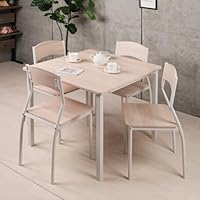 Amazon｜MIRAI-SHOW 【幅90cm】ダイニングテーブルセット 4人用 5点