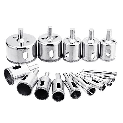 Broca de Diamante D:6-50mm Set 15 Piezas Para Cerámica miniatura 6