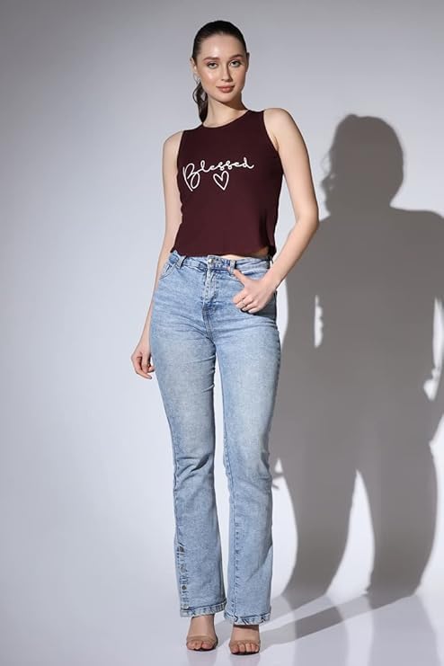 Image of GRECIILOOKS Women Tops | Tops for Women | Tops for Jeans for Women | Korean Tops for Women | One Piece Dress for Women | Western Tops for Women Stylish