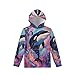 PinUp Angel Cute Orca Print Boys And Girls Hoodie Animal Graphic Hoodies Games Sports Tops Children Gift Youth Kids Cartoon Novelty Hooded