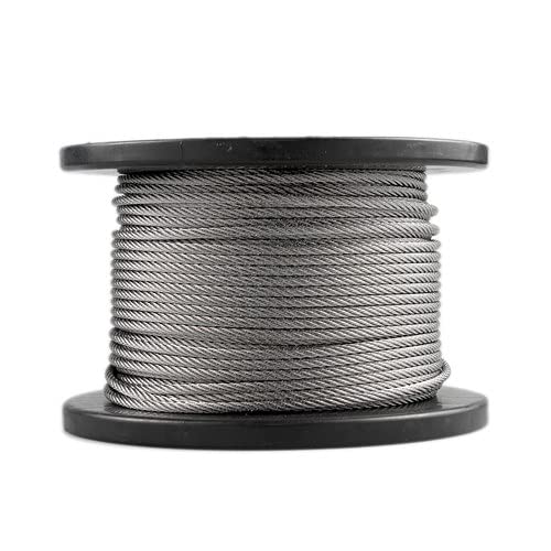 WIRE ROPE, 4MM, 30MTR, GALVANISED Amazon.in Industrial & Scientific