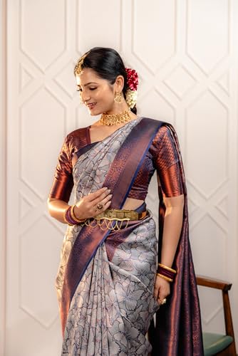 Image of Avantika Fashion Women's Kanjivaram Soft Silk Banarasi Sarees With Blouse Piece