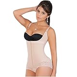 FAJAS SALOME Women's 0413 High Back Body Shaper Panty M Nude
