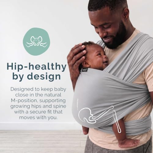 Image of Boba Baby Wrap Carrier Gray Mesh