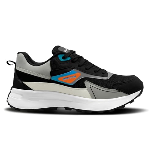 Image of BRUTON Retro Classics-620 Men's Running Shoes | Lightweight Sports Shoes for Men | Comfortable Walking Jogging Gym Shoes | Breathable Lace-Up Training Footwear