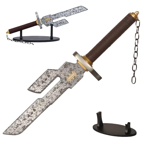 17.7 Fushiguro Toji Sword Cosplay Weapons Sword Real Metal with Display Stand