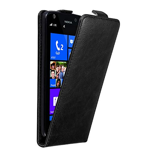 Cadorabo Custodia per Nokia Lumia 925 in NERO DI