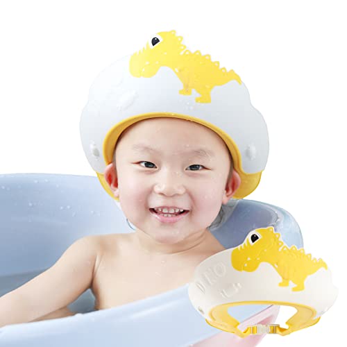 FUSACONY Baby Shower Cap Shield, Bath Hats for Kids Baby Hair Washing Shield,Adjustable Children Shampoo Cap and Visor
