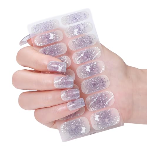 Butterfly Nails Art Sticker Gels Nails Strips Nails Polish Sticker Nails Wraps Nails Art Decoration for Woman