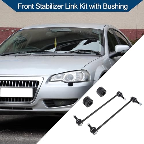 Enlaces de barra estabilizadora K7258 K7406 y bujes delanteros para Dodge Caravan 2001-2007 4