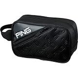 ピン PING ラウンド小物 エンボスポーチ ブラック