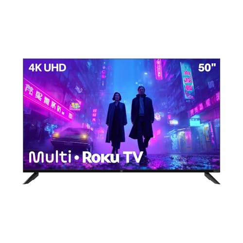 Smart TV 50' Roku Multi 4K Compatível com Alexa e Google Home