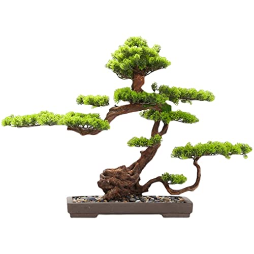 SUNESA Künstlicher Bonsai Baum Drinnen und draußen, künstliche...