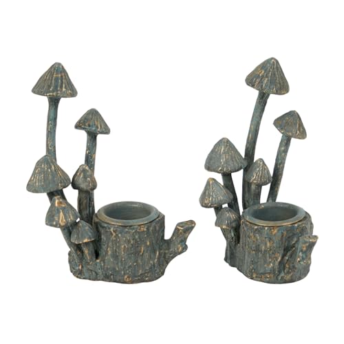 Opiniones y reviews de Nikky . 50 NIKKY HOME - Juego de 2 portavelas cónicos para hongos decorativos, clásico, de metal, para decoración de comedor, mesa, chimenea