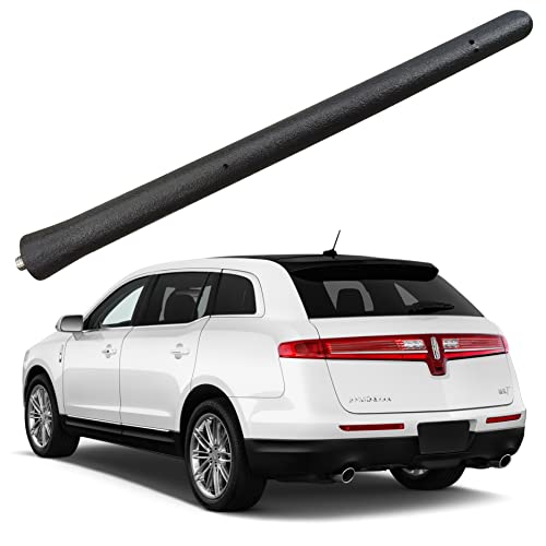 Antena de goma a prueba de lavado para coche Lincoln MKT, reemplazo de mástil duradero