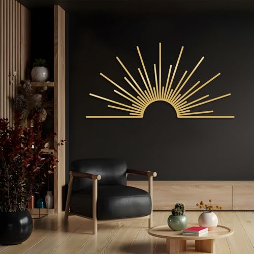 Metal Sun Wall Decor, Sun Metal Wall Decor, Abstract Art