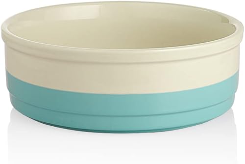 Miniatura 35 de Sweejar Cuencos de Cerámica para Perros, Plato de Comida para Perros Pequeños y Gatos, Cuenco de Porcelana Resistente para Mascotas para Comida