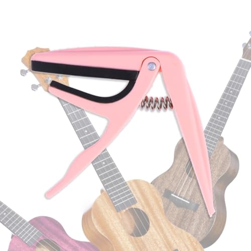 Veemoon Cejilla Rosa de Aleación Ukelele Profesional de Zinc