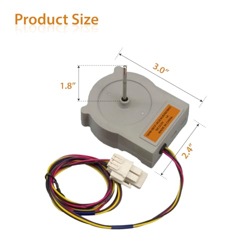EAU63923603 Refrigerator Evaporator Fan Motor Fit for LG LFCC22426S LFCC23596S LFCS27596S LFCS28768S LFXC22526D LFXC22526S LFXC22596D LFXC22596S LFXS26596D LFXS26596M LFXS26596S LFXS28566D LFXS26973D by akrishely - Used condition - Image 2