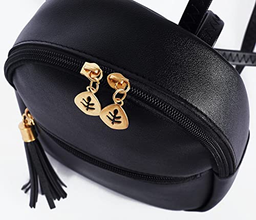 NUWA Mini Backpack Purse for Women Small Backpack for Teen Girl Gifts Trendy Stuff Cell Phone Purse Crossbody Wallet Lightweight Pouch Bag (Black5)3