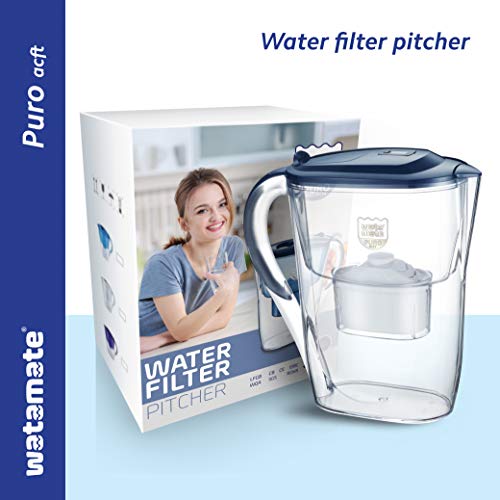 Image of Puro ACFT, 2.6 LTR Activated Carbon Water Filter jug /Pitcher (White)
