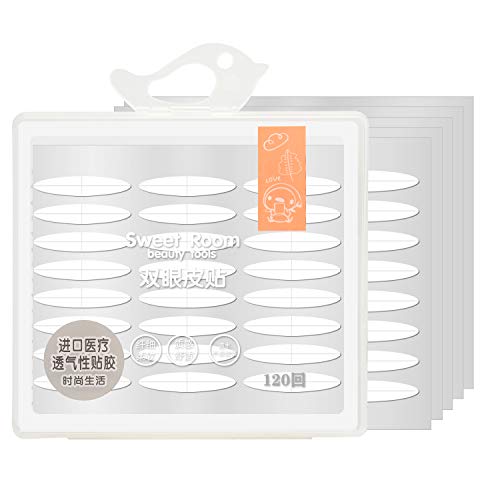 120Pairs Eye Tape Double Eyelid Tape Invisible Two-Side Eyelid Tape Stickers, Instant Eye Lift Without Surgery, Perfect for Hooded, Droopy, Uneven, or Mono-eyelids