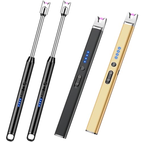 Encendedor eléctrico recargable USB pack 4 unidades