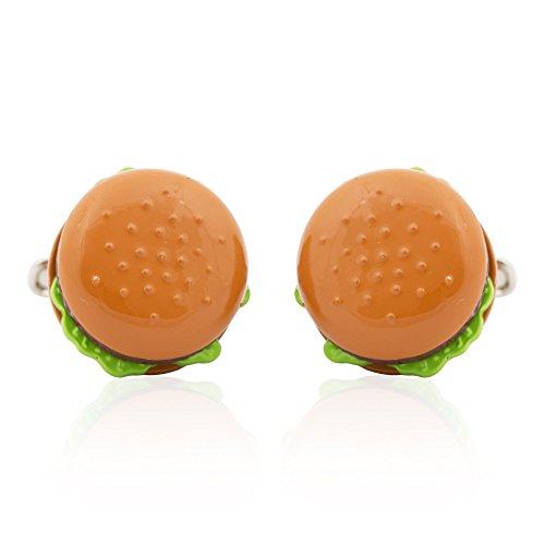Gemelos Cuff-Daddy Hamburguesa con Caja miniatura 2
