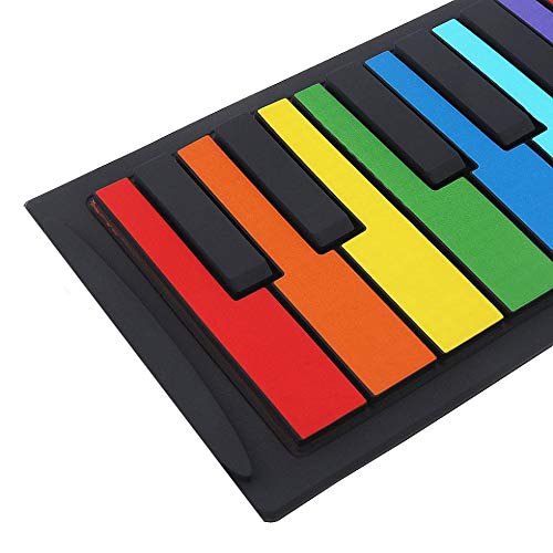 HMTOHL 49 Touches coloré Silicone Flexible Main Enrouler Piano Clavier électronique Orgue Haut-Parleur intégré… - Les Beatles, Paul McCartney, John Lennon, RIngo Starr, George Harrison HMTOHL 49 Touches coloré Silicone Flexible Main Enrouler Piano Clavier électronique Orgue Haut-Parleur intégré… – Image 3