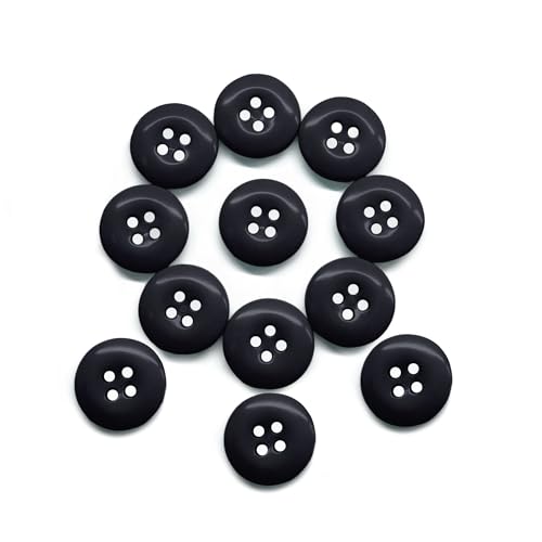 ButtonMode Work Pants Buttons 17mm 27L for Dickies Red Kap Rugged Utility Fits Class A B C Workwear American Military Spec Industrial Strength Size 0.675 inch or 11/16 Navy Dark 12-Buttons
